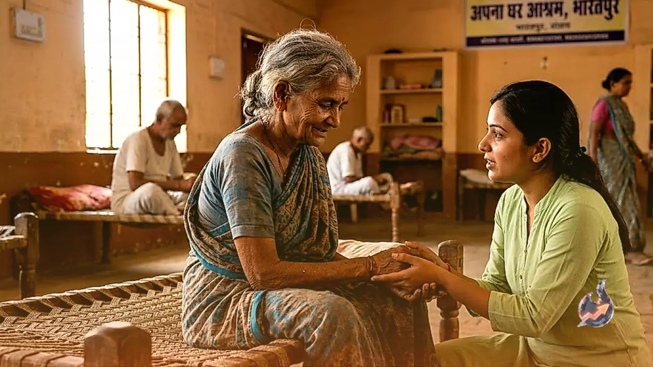 भरतपुर के अपना घर आश्रम में बेसहारा लोगों को मिल रहा है नया जीवन और परिवार जैसा प्यार