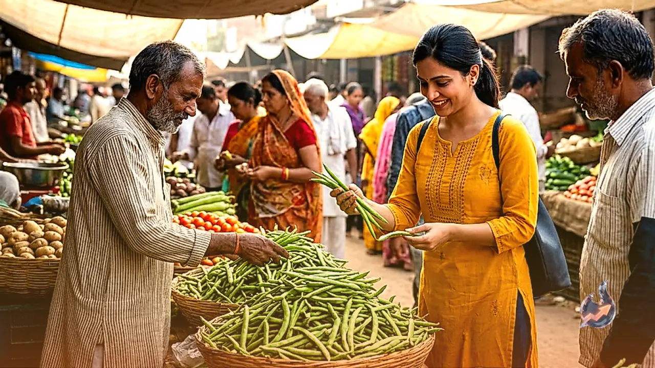 Chaura Pods Arrive in Bharatpur Markets, Becoming Seasonal Kitchen Favorite in October and November