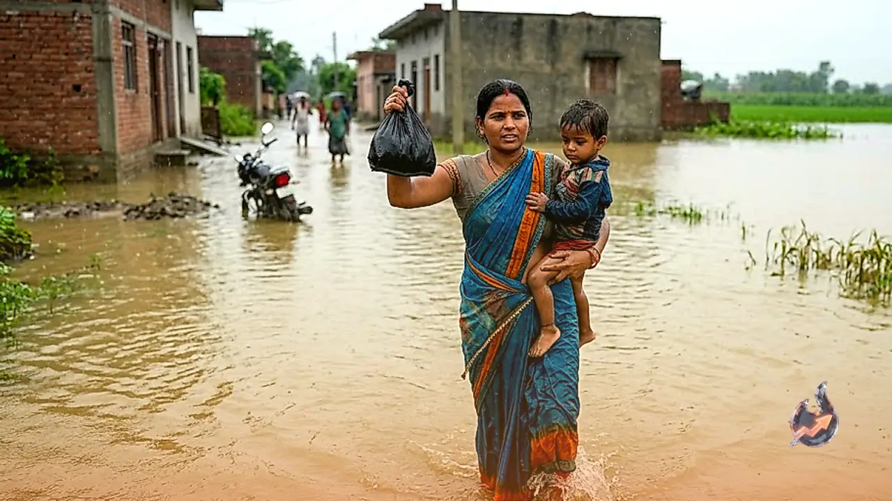 भरतपुर में मूसलाधार बारिश से रास्ते थमे और खेत डूबे, खटका समेत कई गांवों का संपर्क टूटा