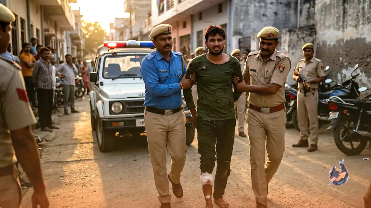 Bharatpur Police Apprehend Key Suspect in Utensil Trader Shooting Following Armed Standoff