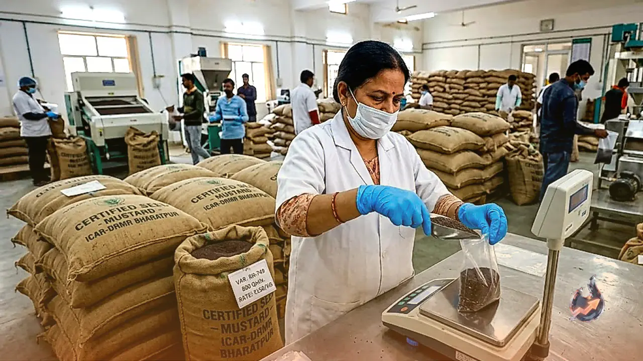 Bharatpur Mustard Research Centre Prepares 800 Quintals of Certified Seed at 150 Rupees per Kg