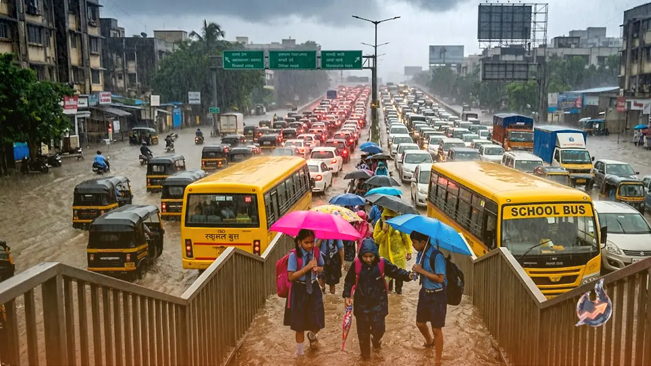 Mumbai, Thane and Palghar Shut Schools as Heavy Rain Paralyses Maharashtra, Expressway Jams Persist