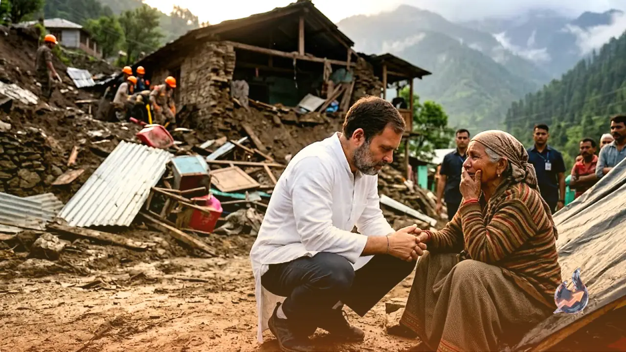 Rahul Gandhi Expresses Grief Over Rain Devastation in Maharashtra and Himachal Pradesh, Prays for Injured