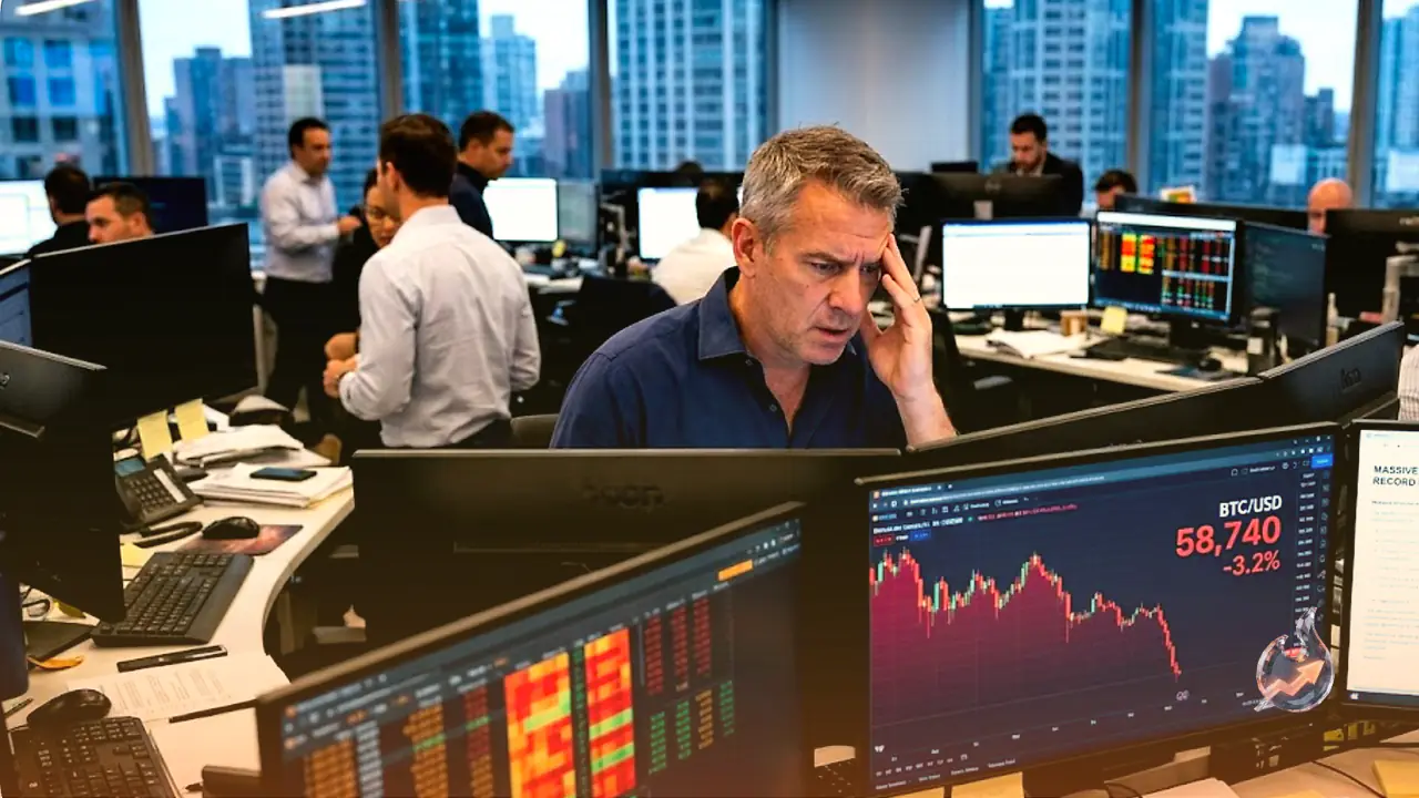 Bitcoin Slumps Below $59,000 as Heavy ETF Outflows and Massive Options Expiry Rattle Investors