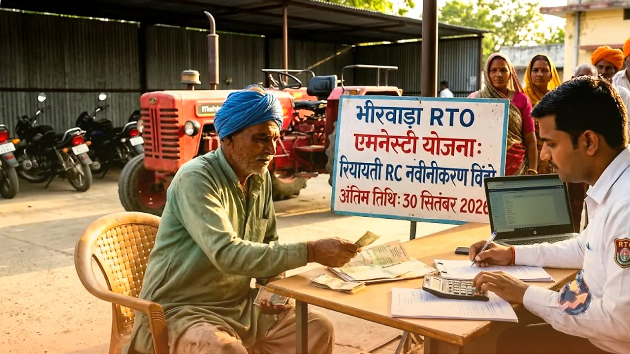 Bhilwara Vehicle Owners Get Discounted RC Renewal Window Until September 30