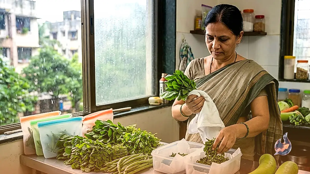 Monsoon Vegetable Storage: Practical Kitchen Hacks to Keep Greens Fresh in Rain