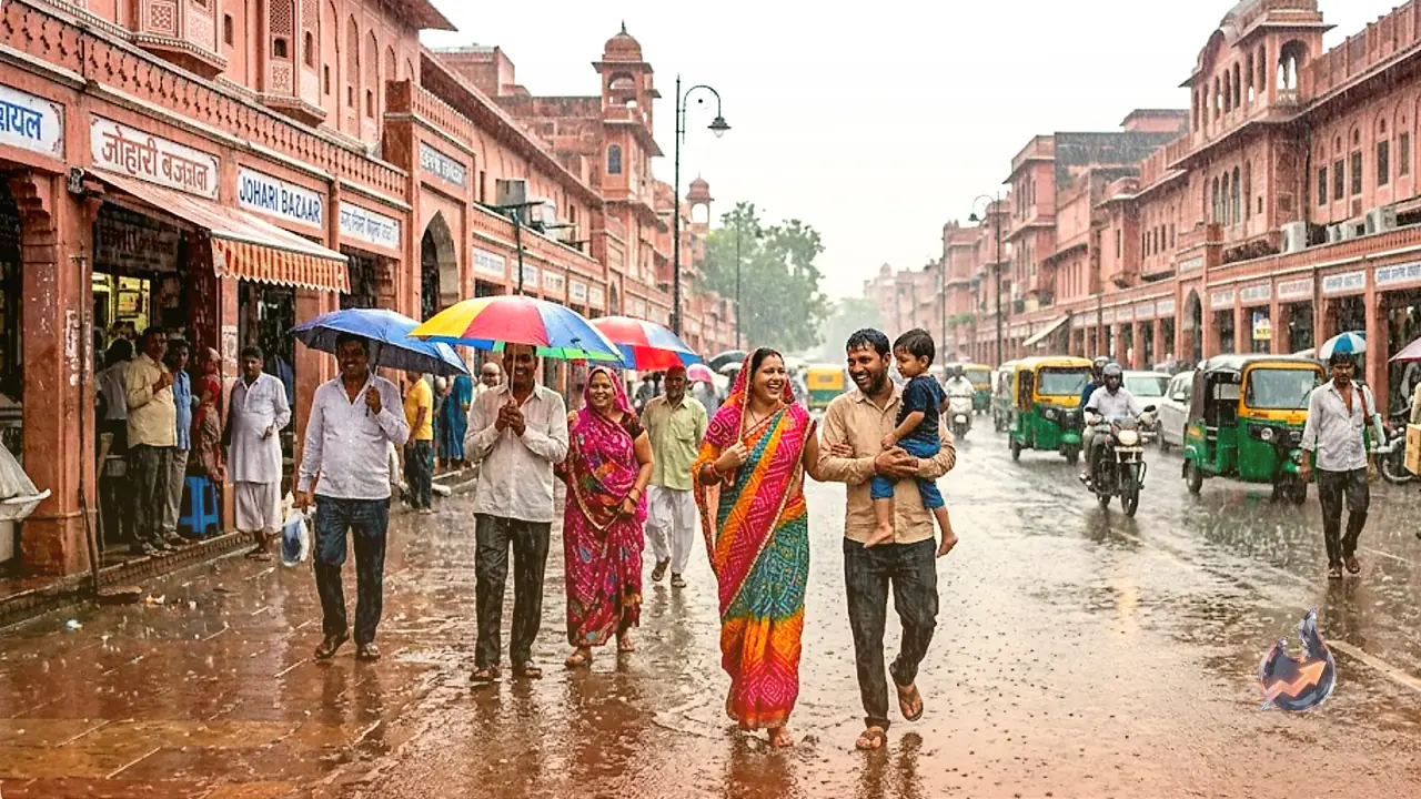Rajasthan Gets Much-Needed Monsoon Relief as Rain Alerts Spread Across Jaipur, Udaipur and Kota