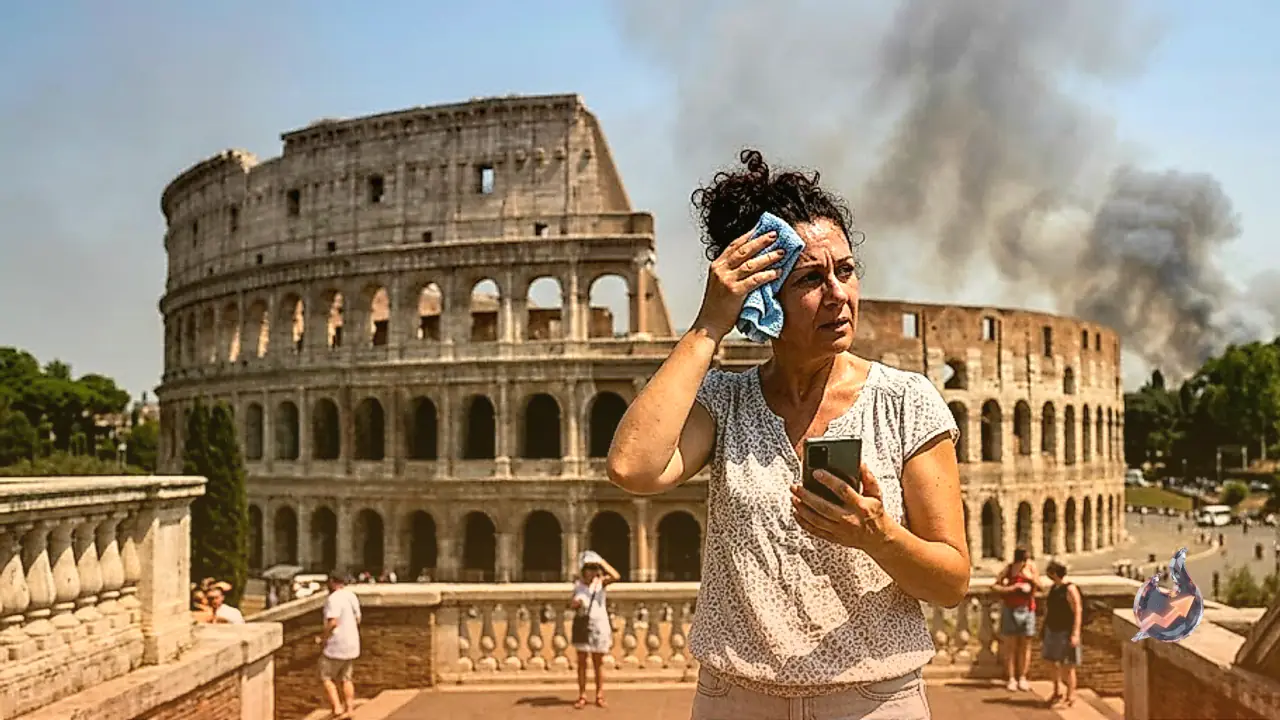 Severe Heatwave Forces Emergency Red Alerts Across 25 Italian Cities as European Wildfires Spread