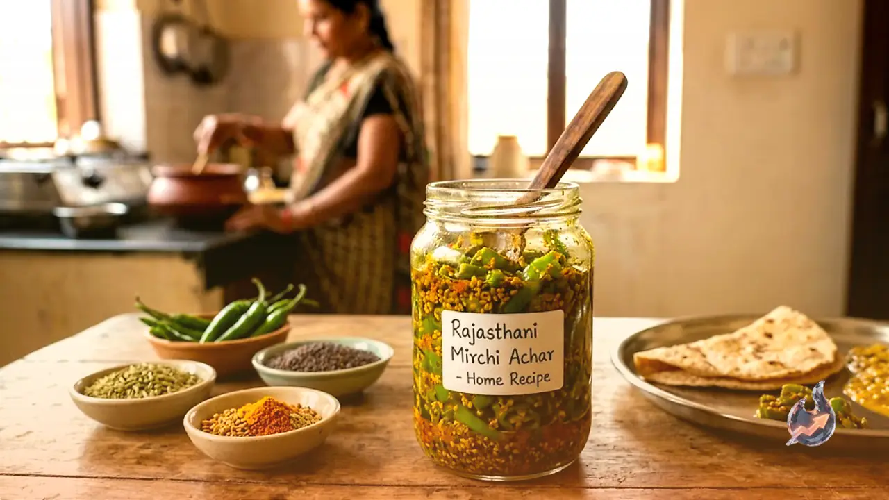 How to Make Authentic Rajasthani Green Chili Pickle at Home for an Instant Meal Upgrade