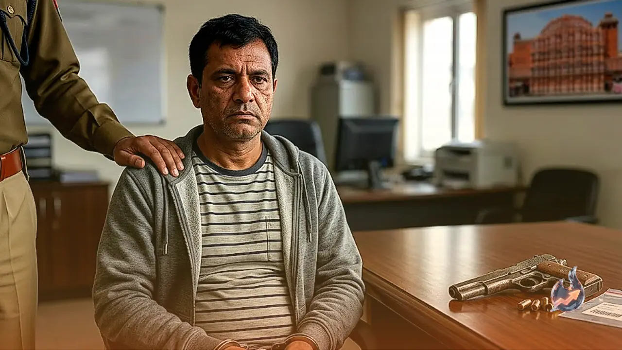 Jaipur Police Foils Major Robbery Bid, Arrests Key Suspect In High-Profile Bhopal Advocate Heist