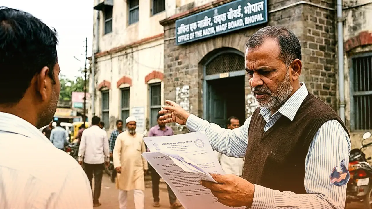 Crackdown on 20-Year Illegal Encroachment on Waqf Land in Bhopal as Occupants Handed ₹28.91 Crore Recovery Notice