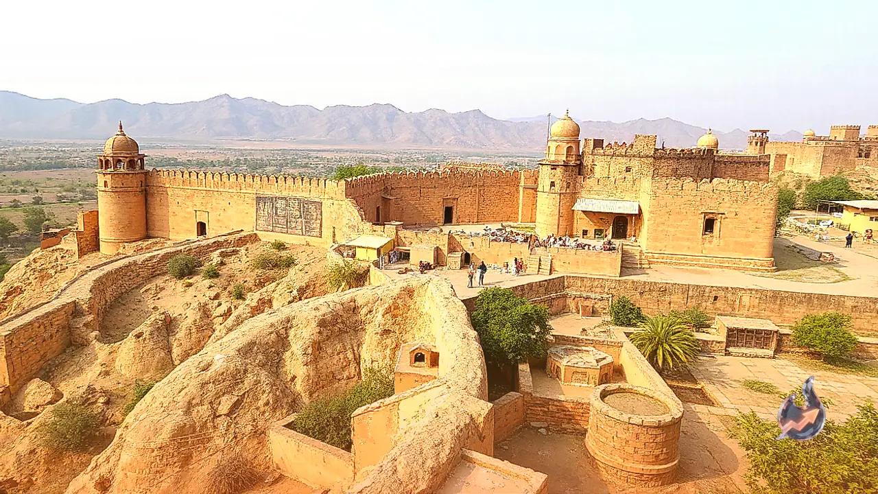 Bhopalgarh Fort in Jhunjhunu Features Outer Walls Shaped Like India's Map