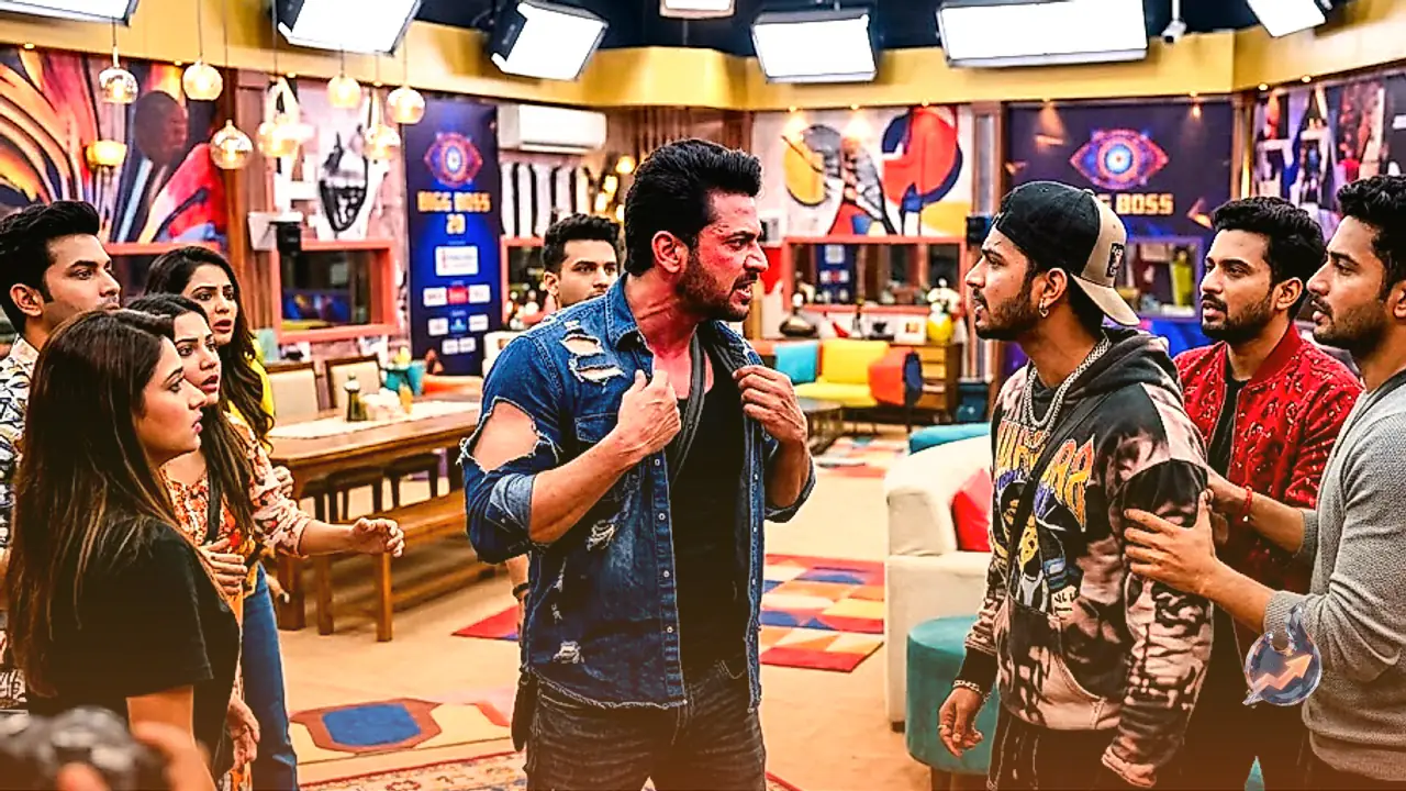 Major Clash Erupts in Bigg Boss 20 as Qazi Touqeer Tears Shirt During Heated Argument with Young DSA