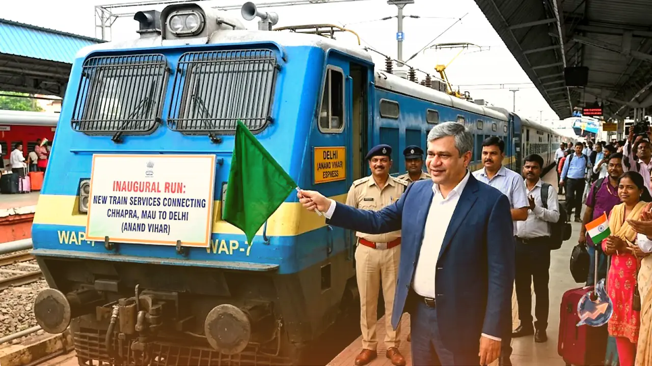 New Train Services Connecting Chhapra and Mau to Delhi Flagged Off by Railway Minister Ashwini Vaishnaw