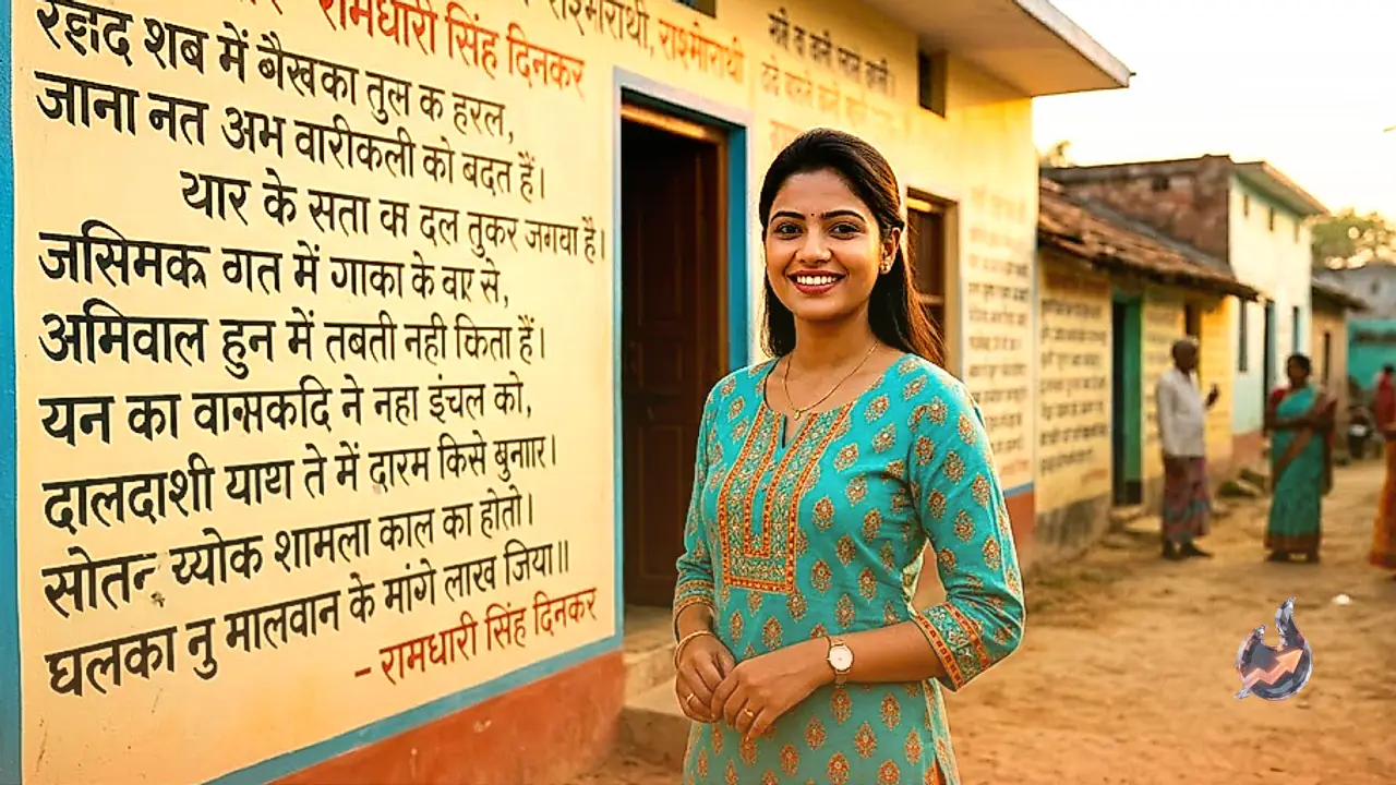 बिहार का वह अनोखा गांव, जहां की दीवारों पर गूंजती हैं रामधारी सिंह दिनकर की ओजस्वी कविताएं