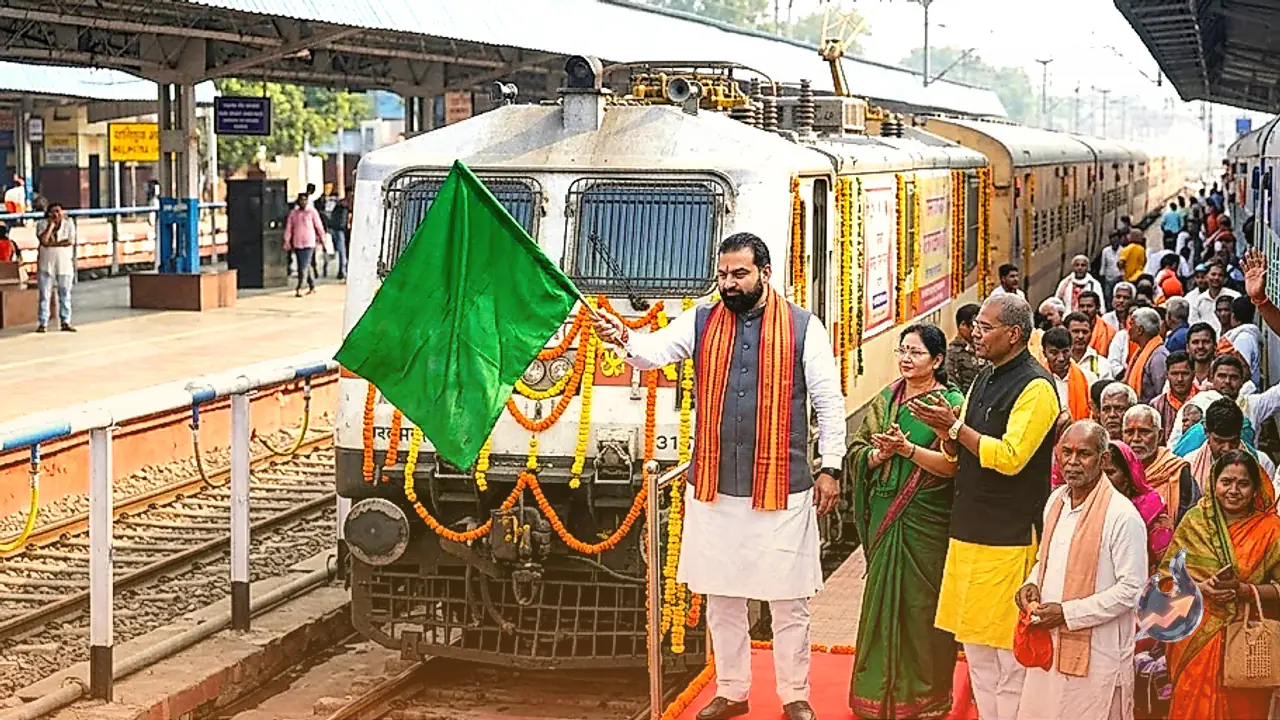Somnath Swabhiman Yatra Kicks Off From Patliputra Junction With 1100 Pilgrims