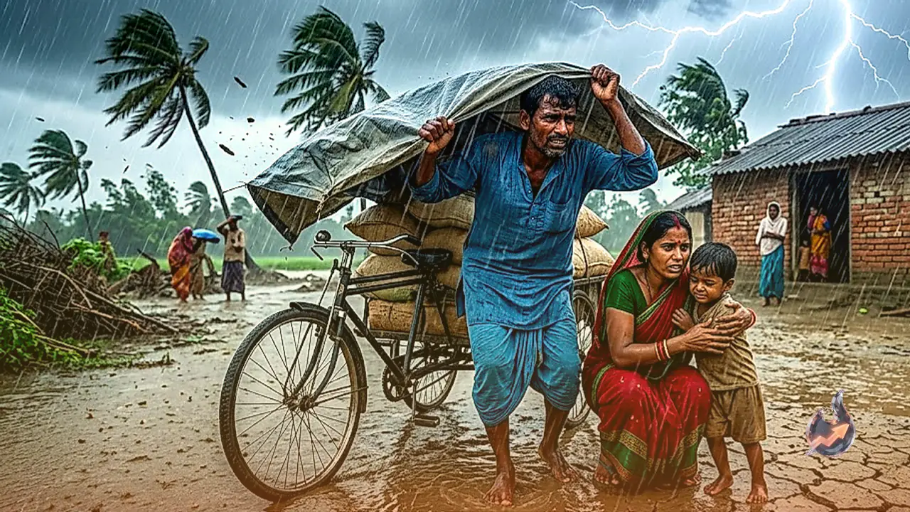 Bihar Weather Alert: Heavy Rain and 60km/h Winds Forecast Across 17 Districts