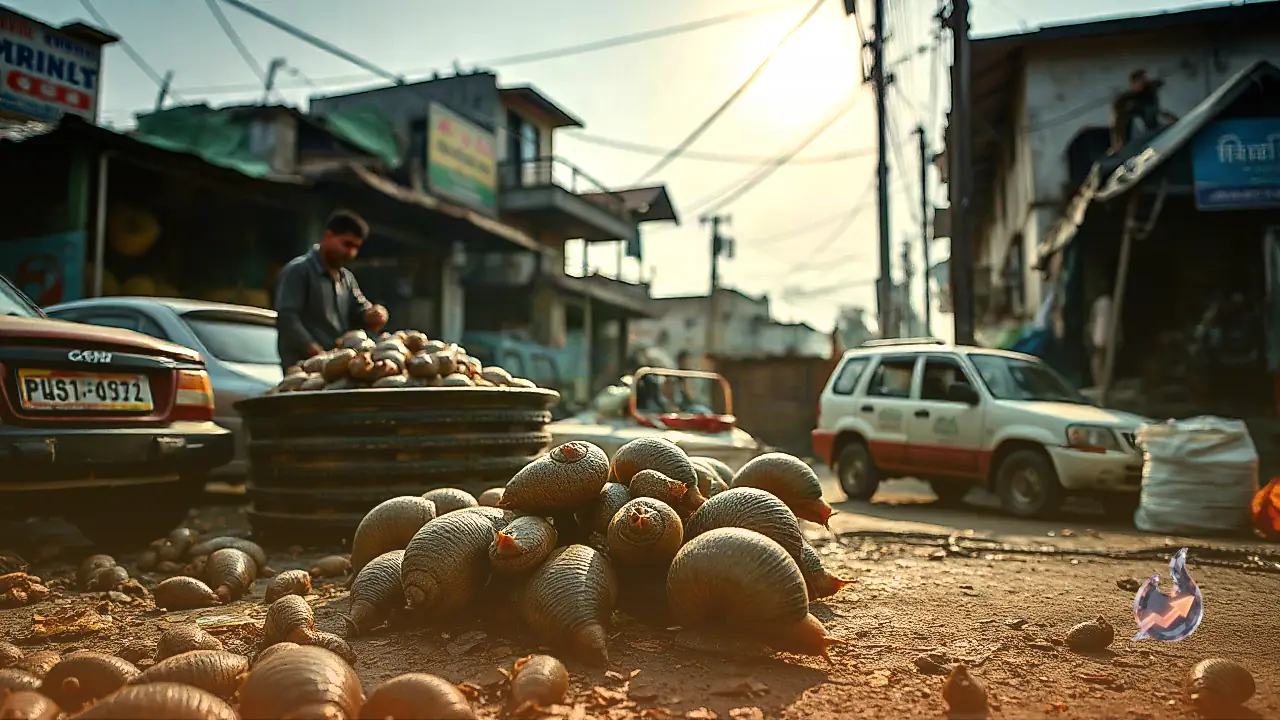 Exotic snails sold on roadside in West Champaran at Rs 200 per kg
