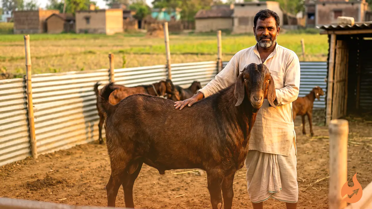 Why This Bihar Farmer's African Goat Sells for ₹4,000 a Kilo — and How One Animal Can Earn Lakhs