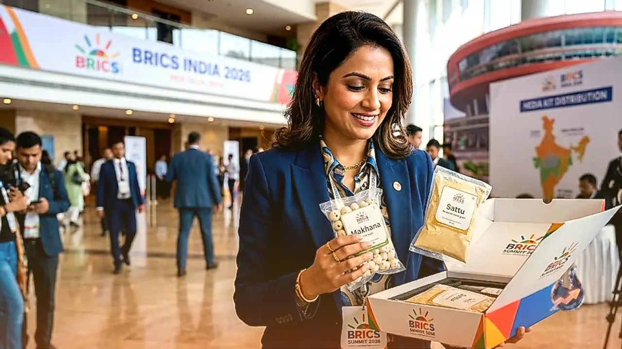 Traditional Staples From Bihar Grab Global Spotlight as Sattu and Makhana Enter BRICS Summit 2026 Media Kit