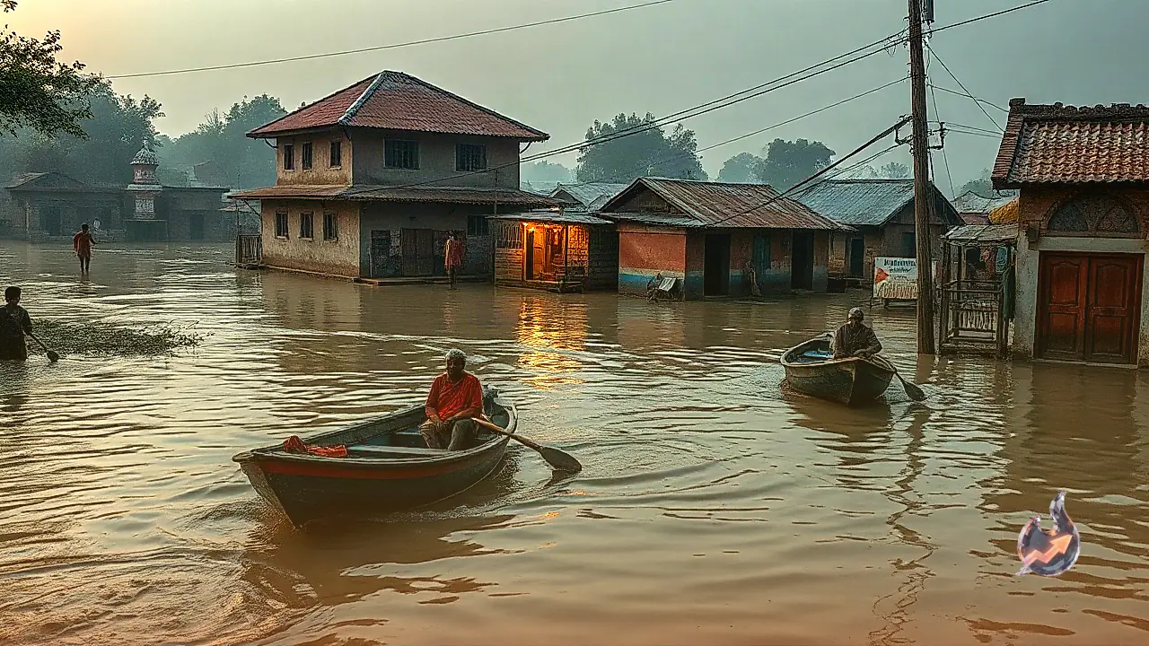 बिहार के रोहतास में सोन नदी उफान पर, सरैयां गांव जलमग्न होने से 100 लोगों को नाव से सुरक्षित निकाला गया