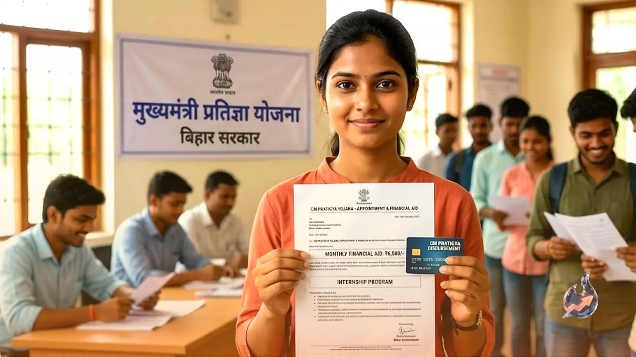 बिहार के युवाओं के लिए CM Pratigya Yojana: ₹4,000 से ₹11,000 तक की मासिक आर्थिक मदद और इंटर्नशिप के मौके