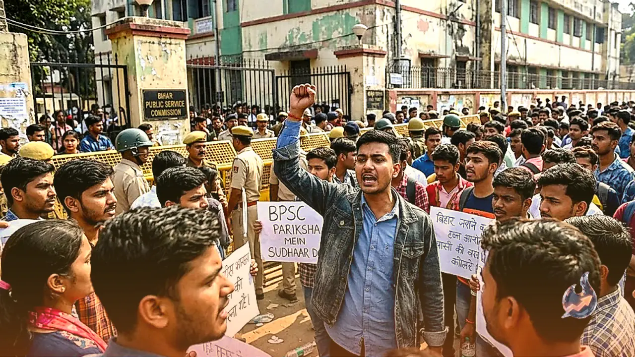 बिहार में BPSC परीक्षा विरोध और जर्जर स्कूलों पर उठे सवाल, उत्तर प्रदेश में 1 लाख सरकारी नौकरियों का बड़ा ऐलान