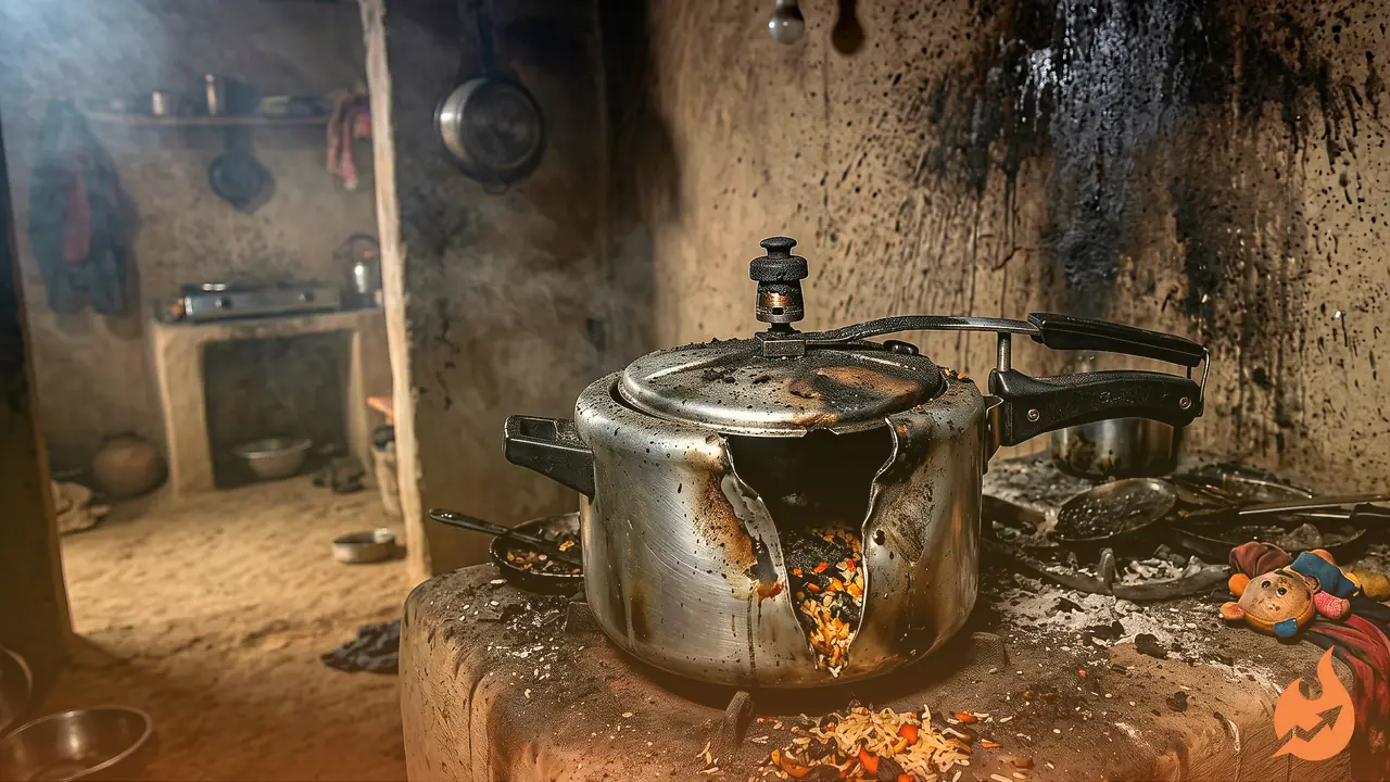 बिहार में रसोई बनी हादसे की जगह: फटे प्रेशर कुकर ने मां और तीन बेटों को बुरी तरह झुलसाया