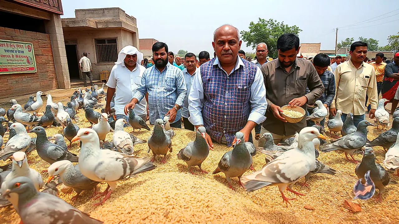 Bihar Minister Lakhendra Paswan Questions State Ration Quality, Says Pigeons Won't Eat It