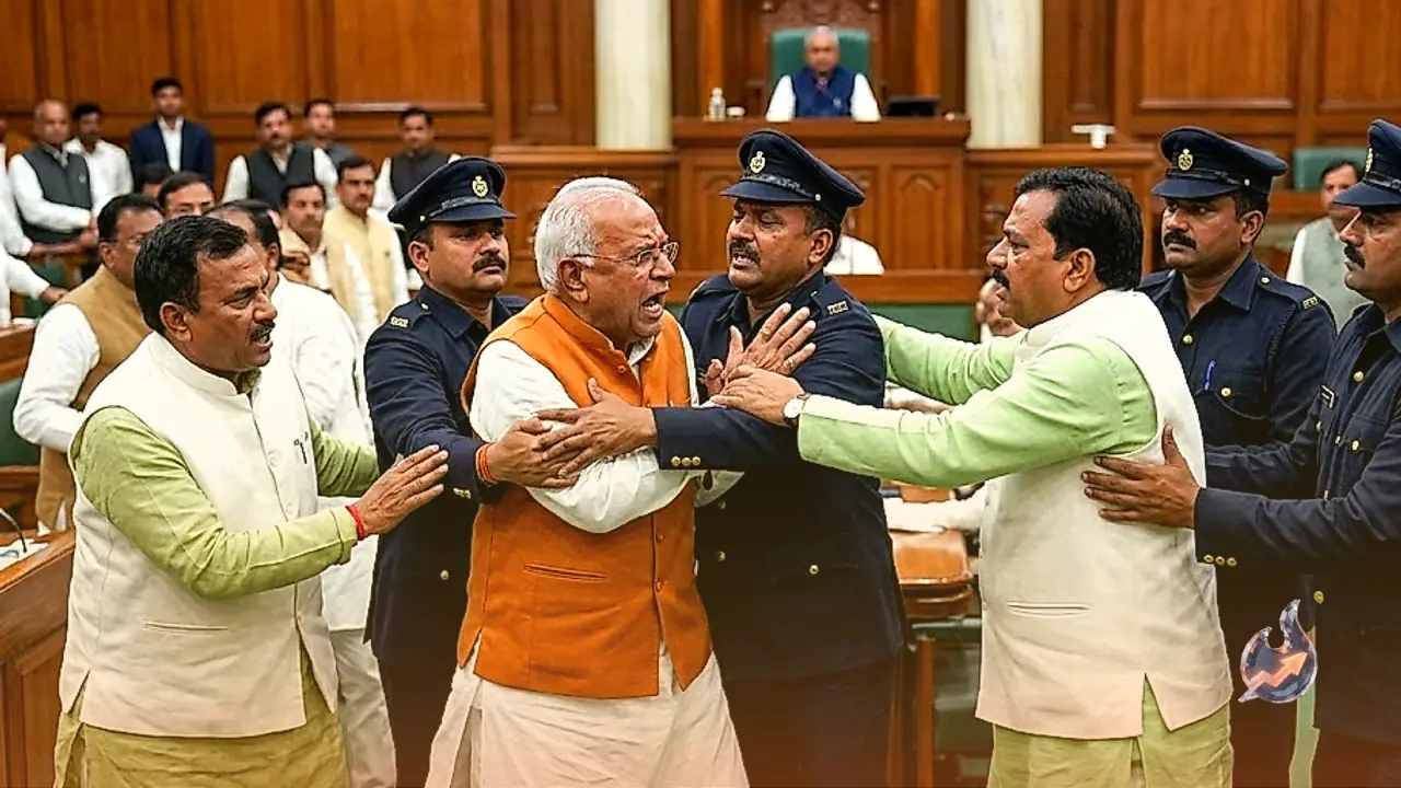 Chaos Erupts in Bihar Assembly: BJP and Mahagathbandhan MLAs Face Off, Marshals Intervene