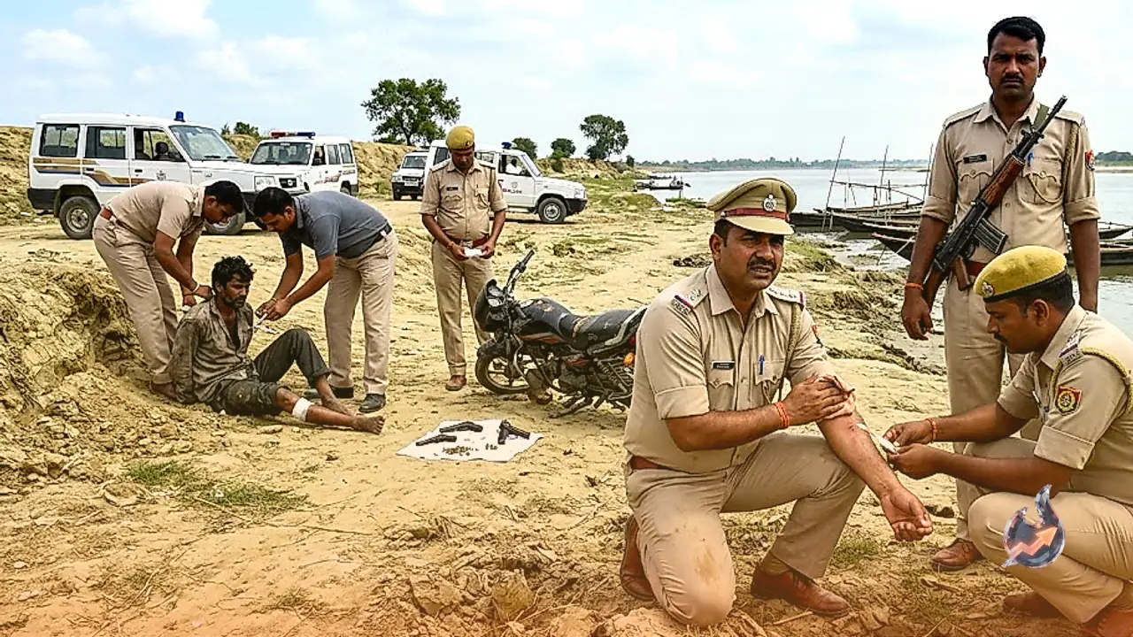बिहटा में पुलिस और बदमाशों के बीच जबरदस्त मुठभेड़, 62 राउंड फायरिंग में एसआई समेत तीन पुलिसकर्मी घायल