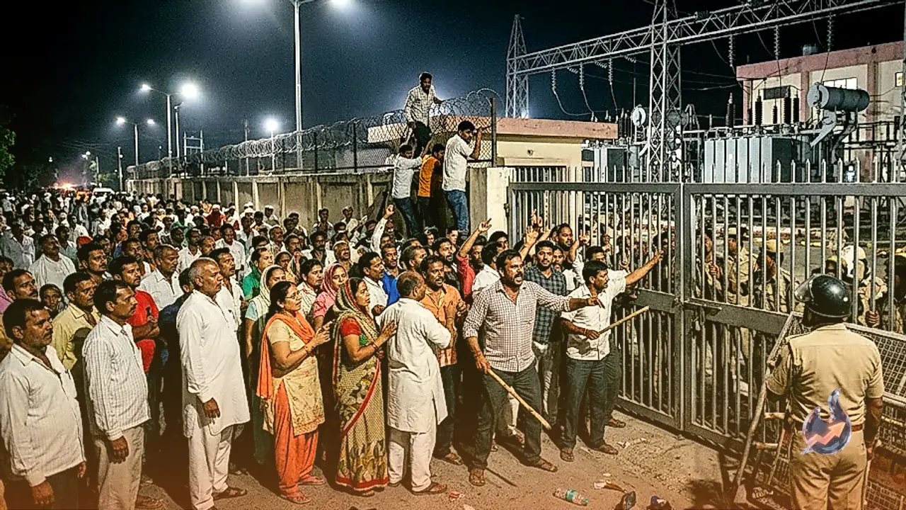 Fed up with hours-long blackout, Muzaffarnagar residents storm power station demanding accountability