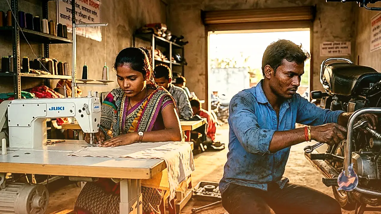 Bijapur's former Naxal couple trade AK-47s for mechanic and tailoring training