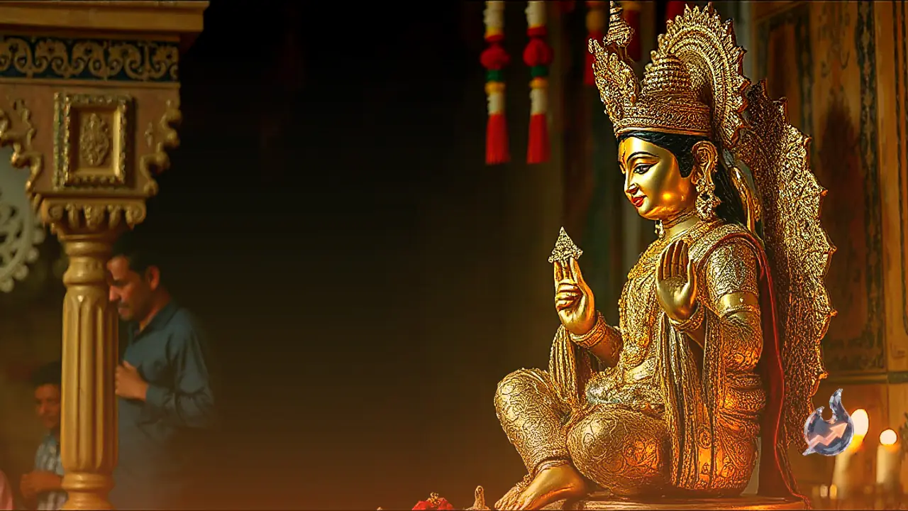 Gold and Silver Foil Adorns Lord Ganesha Idol in Bikaner, Drawing Devotees From Across India and Australia