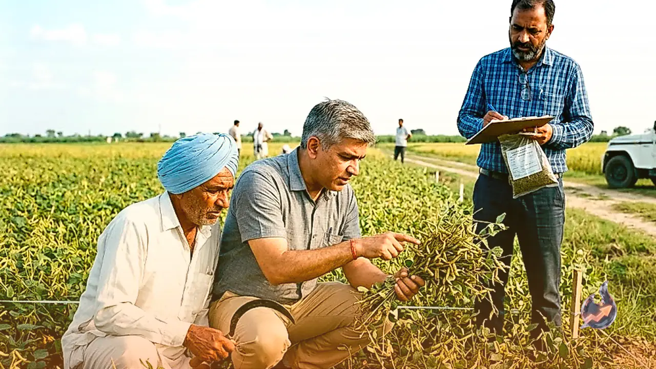 बीकानेर के श्रीडूंगरगढ़ में खेतों तक पहुंचे कृषि अधिकारी, फसल कटाई प्रयोगों की भी हुई जांच