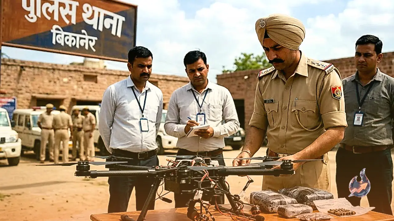Bikaner Police Crack Down on Cross-Border Drone Smuggling Ring, Name Three Pakistani Handlers
