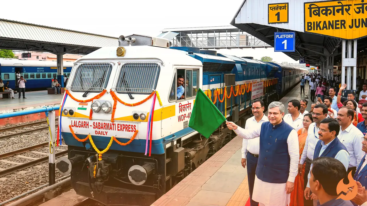 Bikaner to Ahmedabad Gets Direct Rail Link: Lalgarh–Sabarmati Daily Express Likely to Be Flagged Off on June 21
