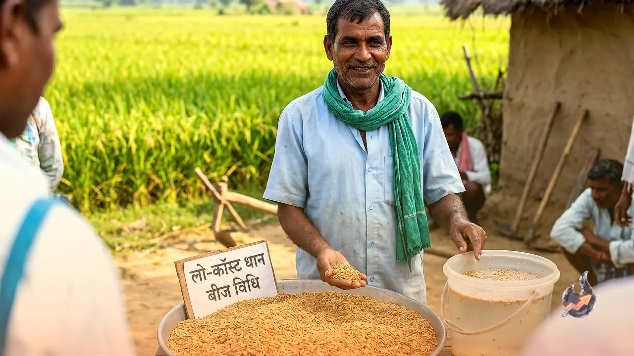 Bilaspur Farmer Jadoonandan Prasad Verma Shares Simple, Low-Cost Method for Superior Paddy Seeds