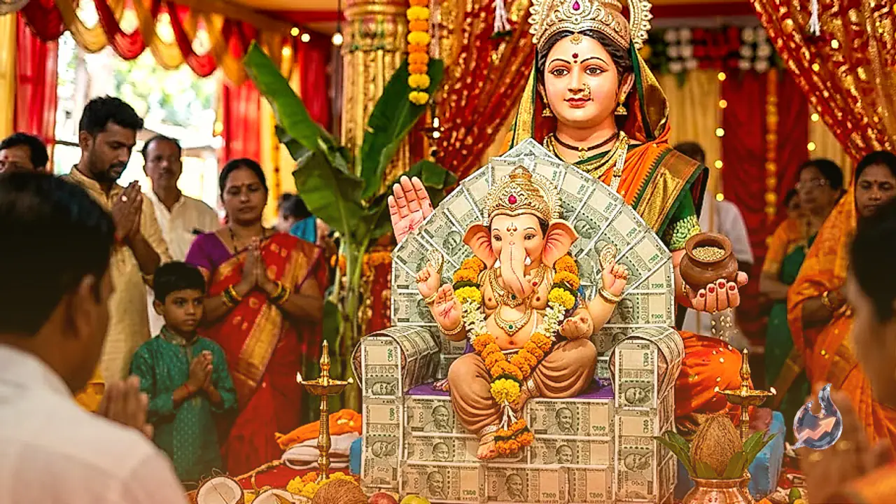 बिलासपुर में गणेशोत्सव की धूम, ₹500 के नोट पर विराजे बप्पा और छत्तीसगढ़ महतारी के रूप में दिखे गणेश