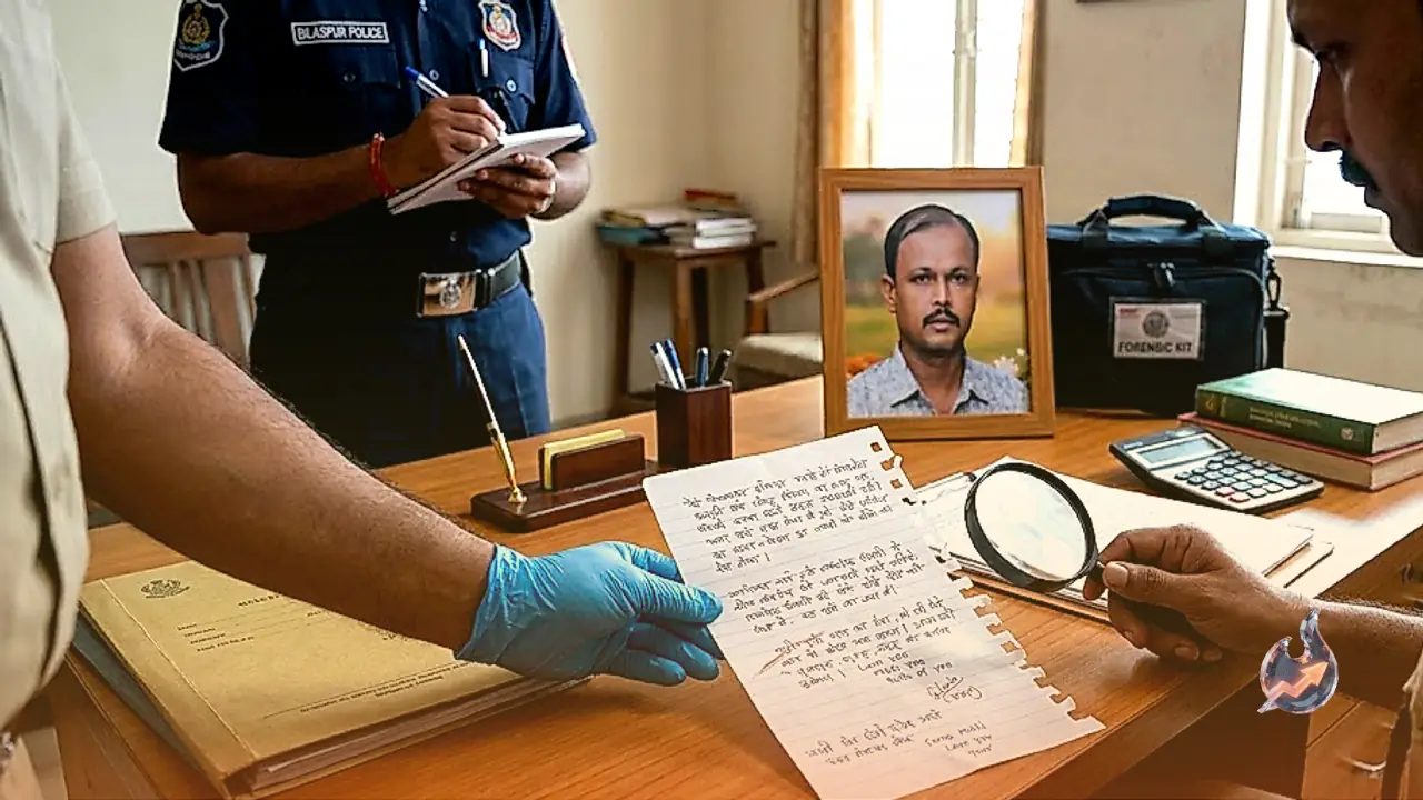 Bilaspur Municipal Engineer Found Dead, Suicide Note Carries Emotional Message For Wife