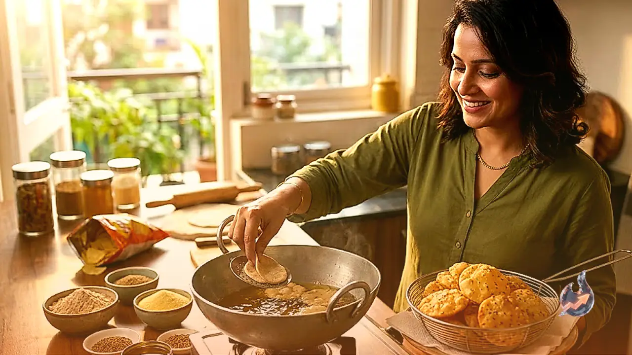 Ditch Refined Flour for Wheat Flour and Semolina to Make Crispy Homemade Tea Time Papdi
