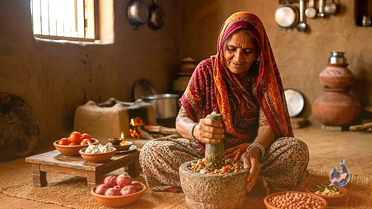 बिना मिक्सी के बनाएं राजस्थान की प्रसिद्ध डूंगरी तड़का चटनी, रोज की सब्जियों का स्वाद भी भूल जाएंगे