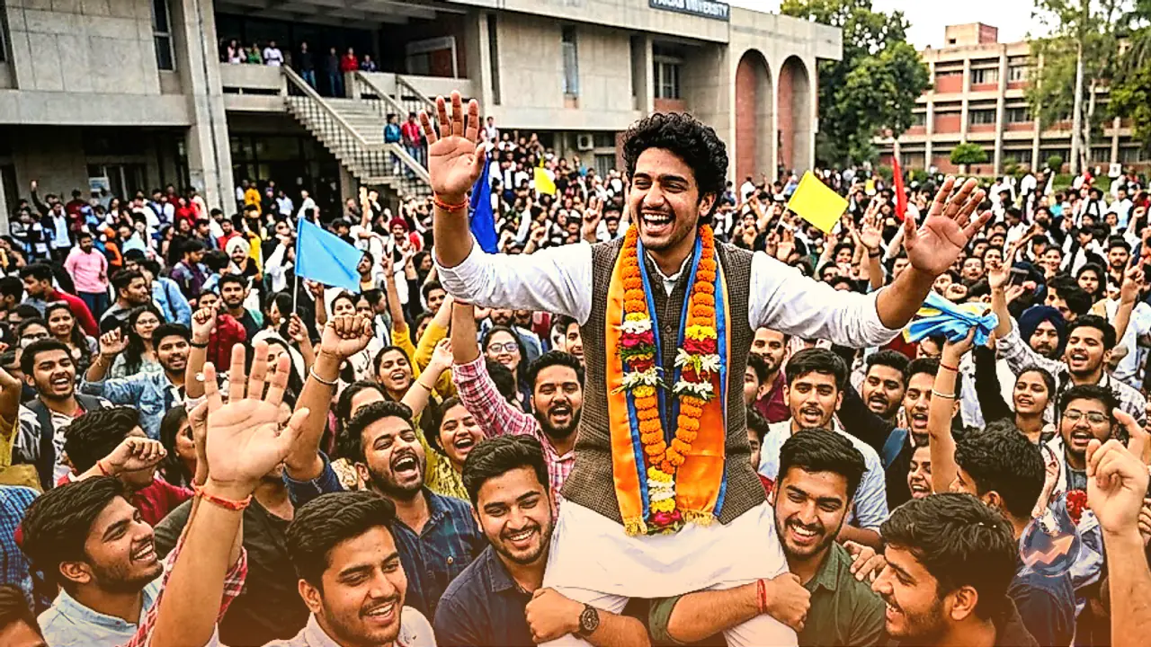 बिना राजनीतिक समर्थन के पंजाब यूनिवर्सिटी में उपाध्यक्ष बने सोलन के अरमान सिंह भिंडर, 500 वोटों से दर्ज की जीत