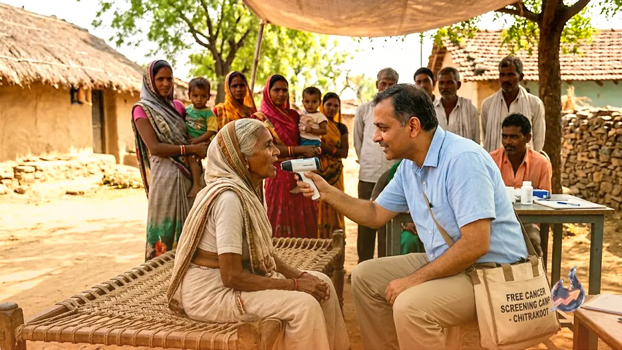 Without Any Government Support, This Chitrakoot Doctor Is Taking Free Cancer Screening To Villages