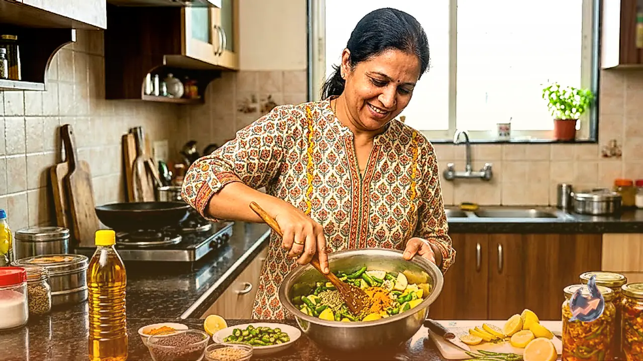 Make Tangy Lemon Green Chilli Pickle At Home Without Harsh Sun Drying Using Fennel And Mustard Seeds