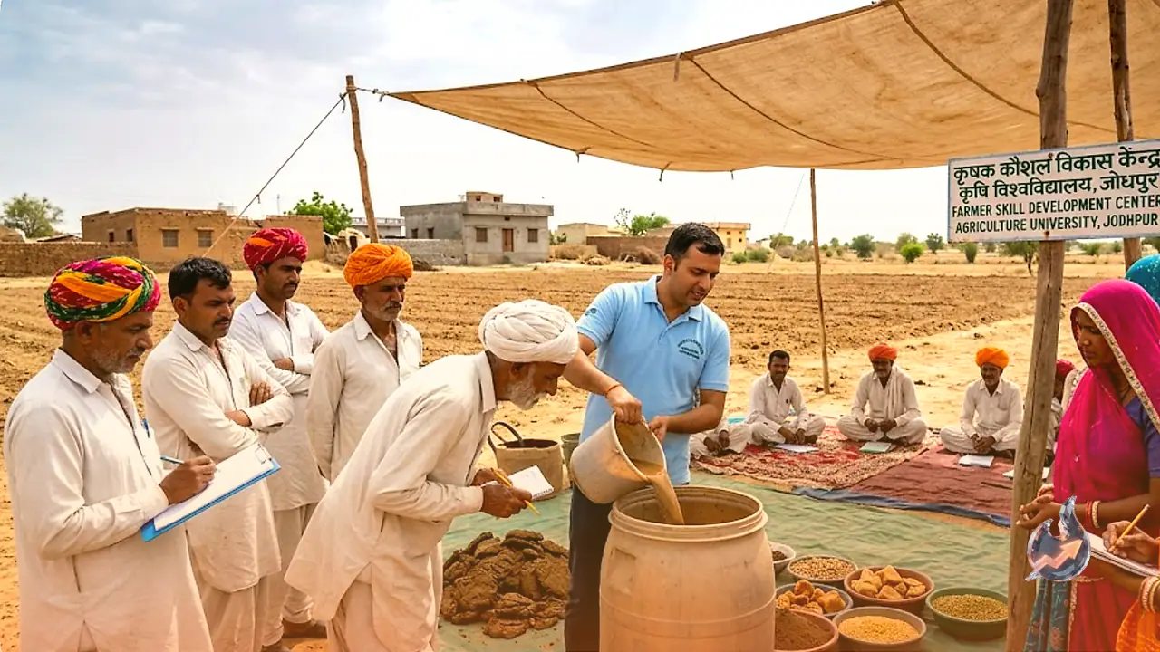 Agricultural Experts Train Binjwadiya Farmers in Low Cost Eco Friendly Cultivation Techniques Ahead of Monsoon