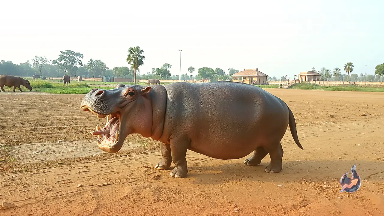 Birsa Zoo Celebrates New Arrival as Resident Hippo Moni Gives Birth to Healthy Calf