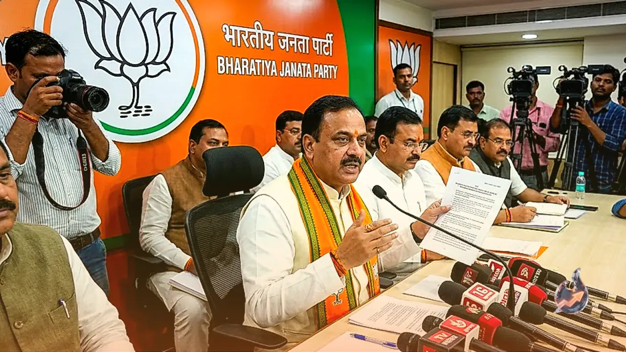 BJP Hits Out at Congress Over Voter Roll Review Protests, Accuses Opposition of Opposing Every Major Reform