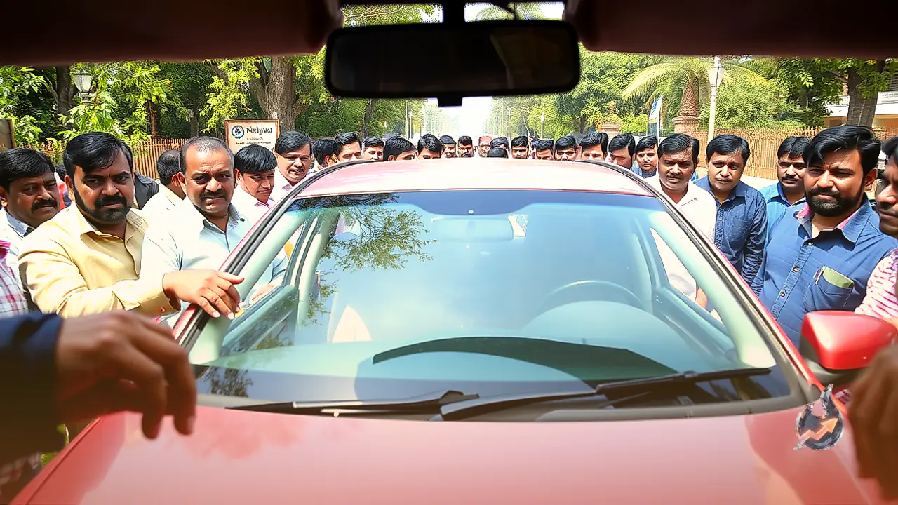 BJP Leader Car Stolen in Bahadurgarh, Thieves Arrive in Creta and Execute Theft in 7 Minutes
