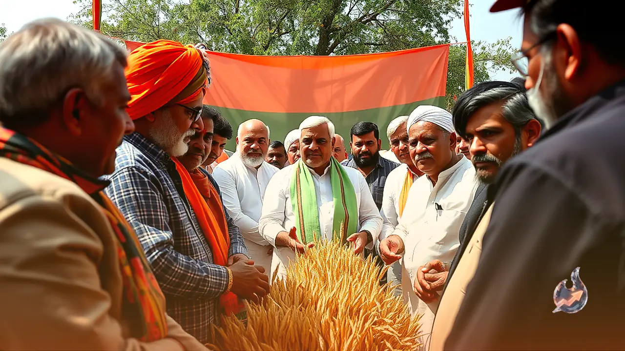 BJP Unveils Rural Manifesto for Rajasthan Panchayat Polls, Pledges ₹12000 Yearly Farmer Aid and ₹2700 Wheat Procurement